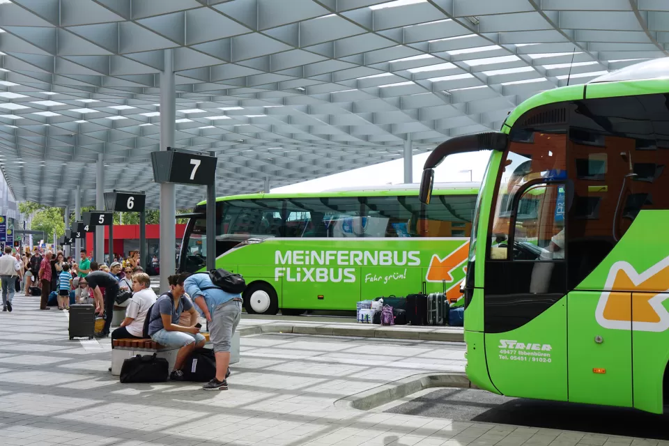 The new ZOB (central bus station) in Hannover, germany